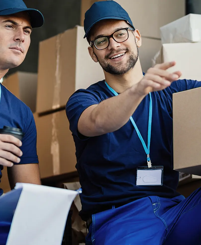 man-with-package-pointing-at-something